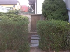 Grabgestaltung Leipzig - vorher