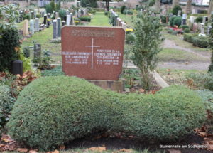 Grabstätte Zukowskys - Friedhof Gohlis