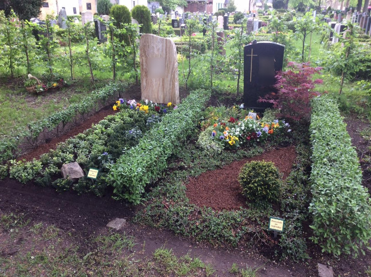 Grabgestaltung Friedhof Gohlis