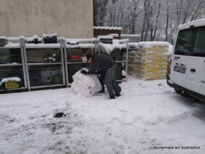 Praktikum mit Schnee - Schneefiguren