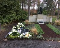 Leipzig Südfriedhof 1. Urnenbeisetzung am 8. Dezember 2018 im Grabfeld der Paul-Benndorf-Gesellschaft zu Leipzig e.V.